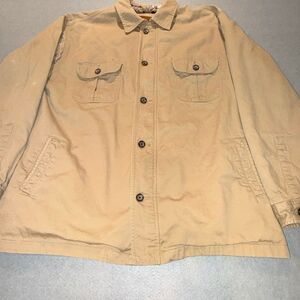 90s Vintage Work‎ Chore Jacket | St Johns Bay Canvas Utility Plaid Lined XL